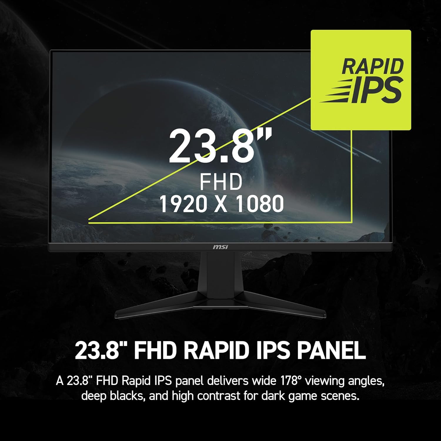 MSI MAG 245C X24 24" FHD 240Hz Curved Gaming Monitor